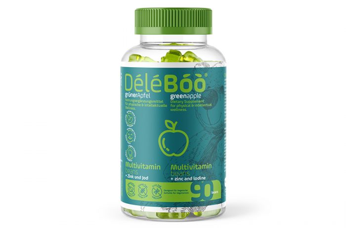 DéléBoo® Beans (Green Apple) Multivitamin with Zinc and Iodine